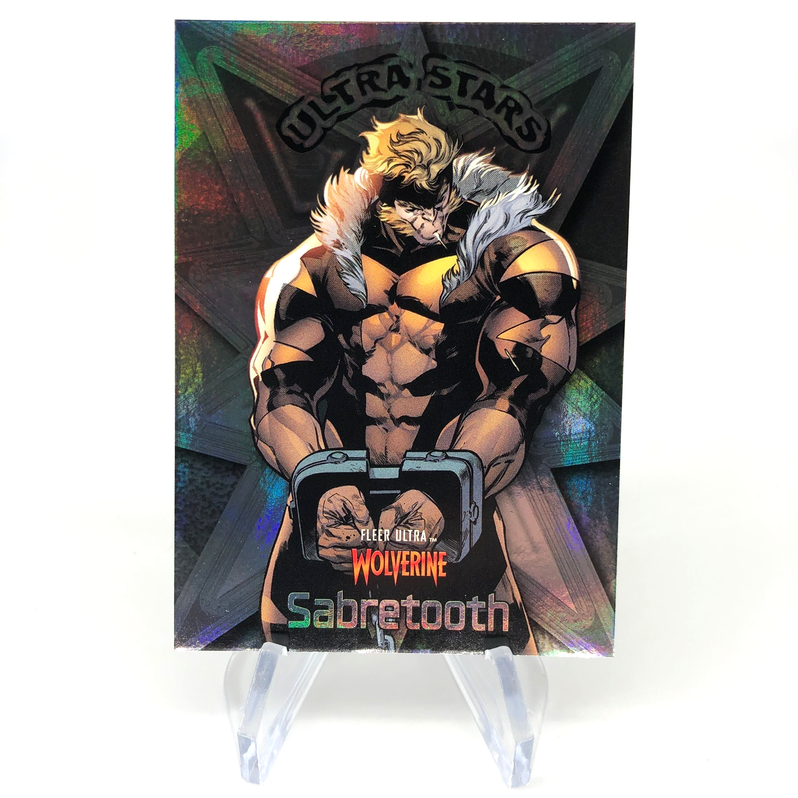 Marvel Card Sabertooth US3 Wolverine 2022 Fleer Upper Deck [NM]