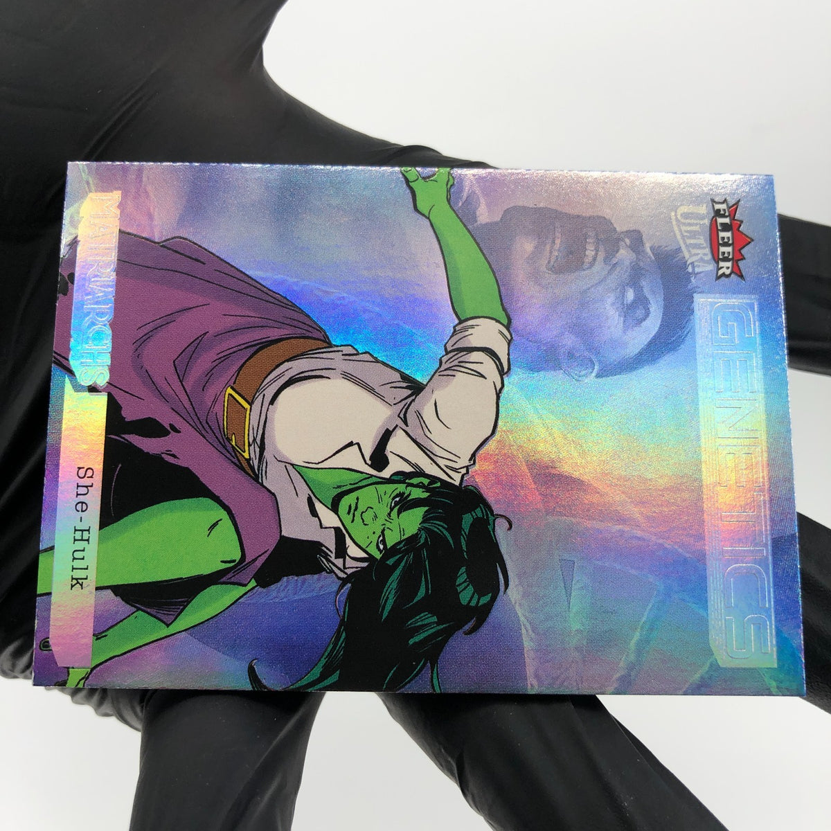 Marvel Card She-Hulk GN-8 Genetics Holo Matriarchs 2024 Fleer Upper Deck [NM]