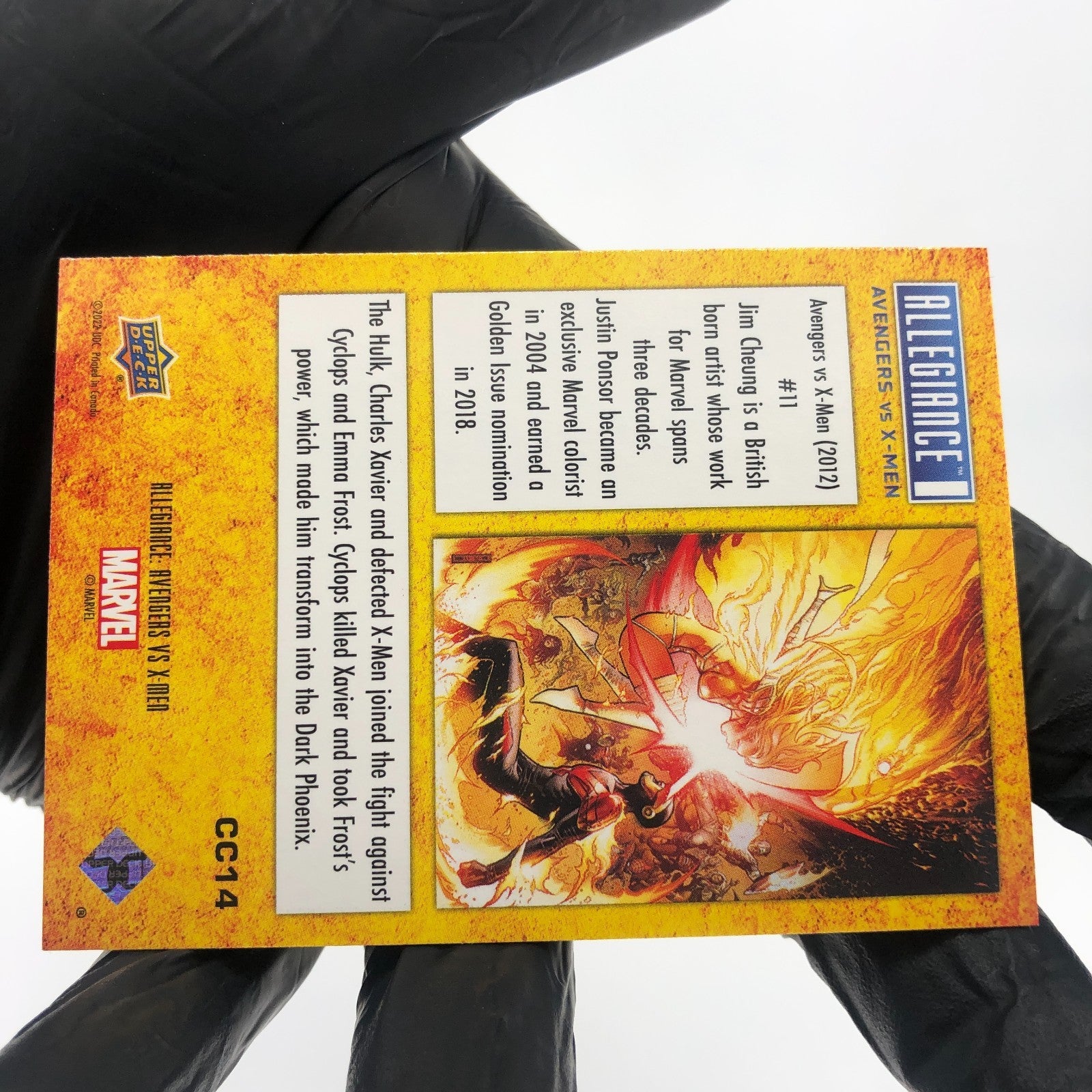 Marvel Card Avengers vs X-Men CC14 Holo Allegiance Upper Deck [NM]