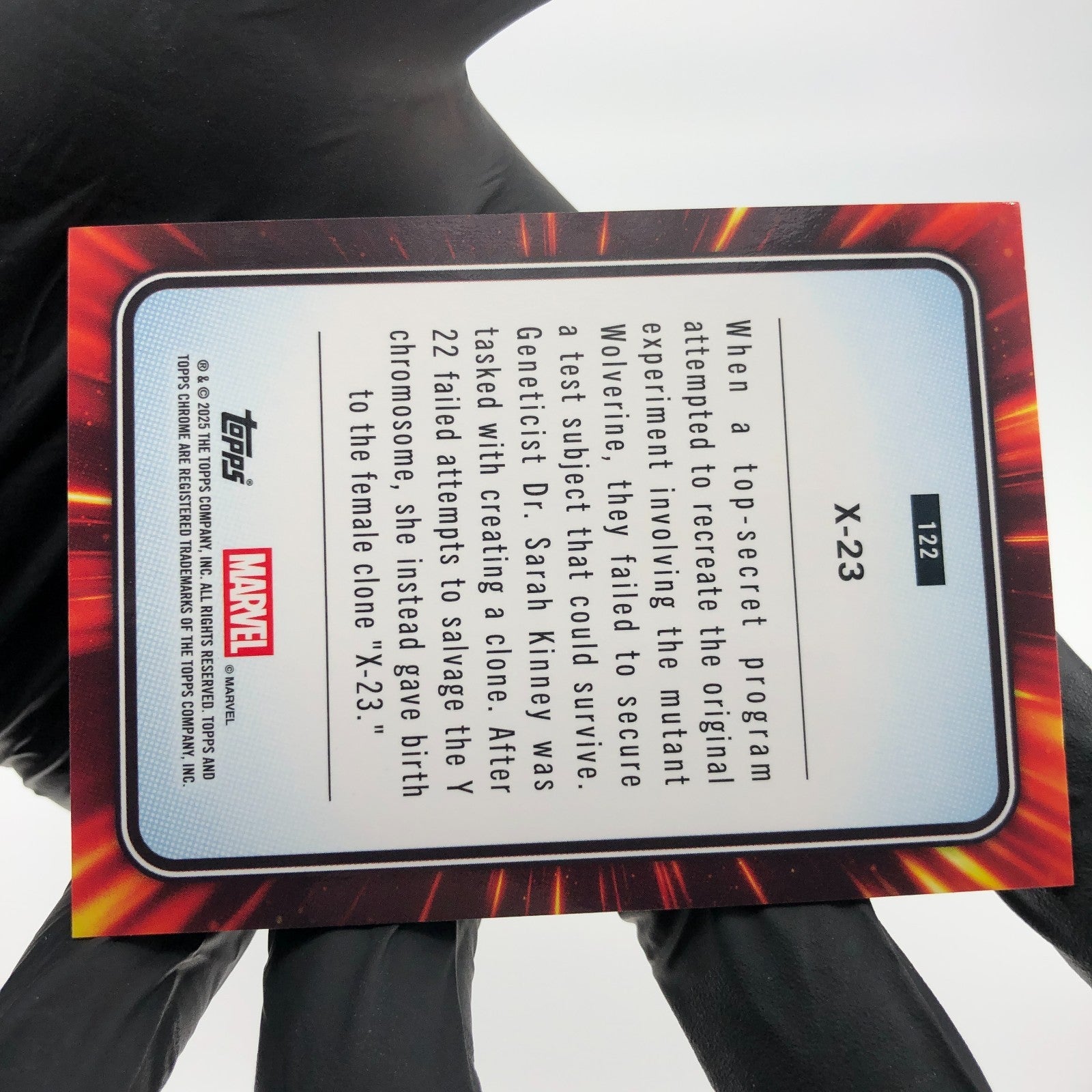 Marvel Card X-23 122 Green Blue /199 Topps Chrome 2025 [NM]