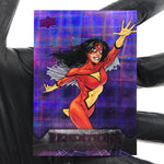 Marvel Card Spider-Woman 73 Purple /99 Fleer Upper Deck Renditions [NM]