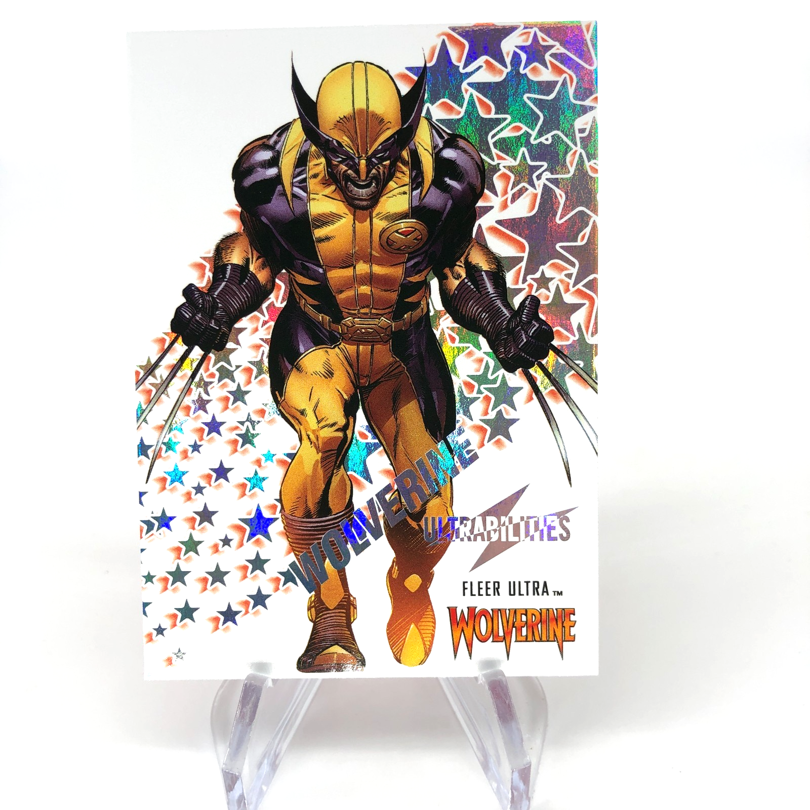 Marvel Card Wolverine 1 of 31 UB Holo Fleer Upper Deck Ultra Wolverine [NM]