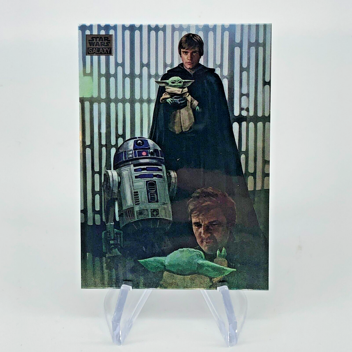 Star Wars Galaxy 2024 The Choice 78 Luke Grogu Mando Topps Chrome [Rank A]