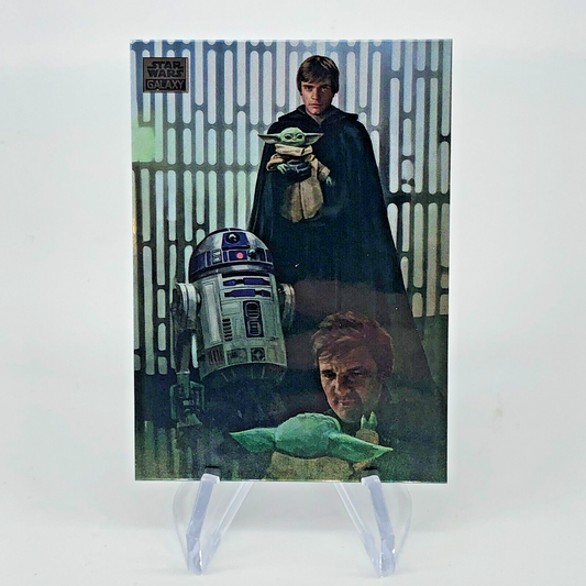 Star Wars Galaxy 2024 The Choice 78 Luke Grogu Mando Topps Chrome [Rank A]