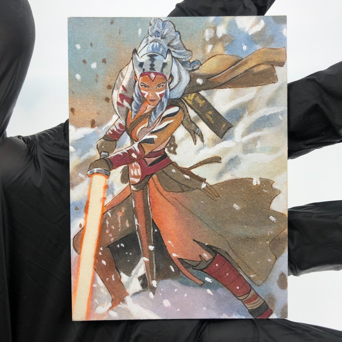 Star Wars Card Ahsoka Tano Sketch /1 Nyssa [NM]