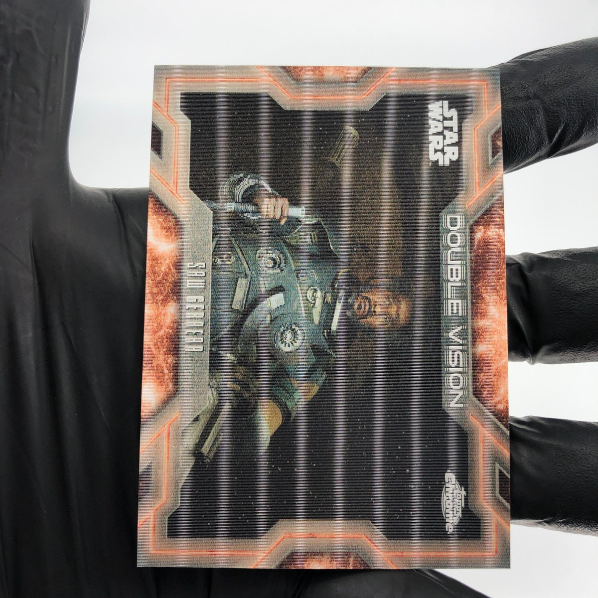 2025 Topps Chrome Star Wars Saw Gerrera DV-23 Duoble Vision Lenticular [NM]