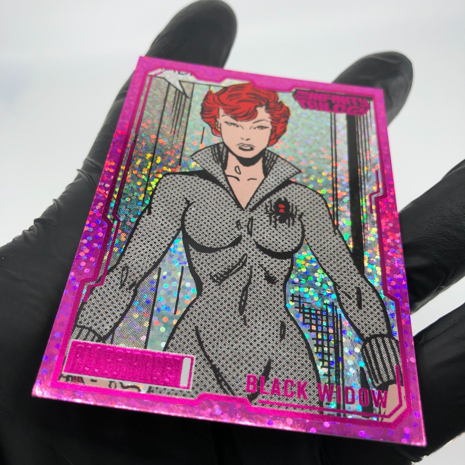 Marvel Card Black Widow 32 Magenta /199 Infinity Allegiance Upper Deck [NM]