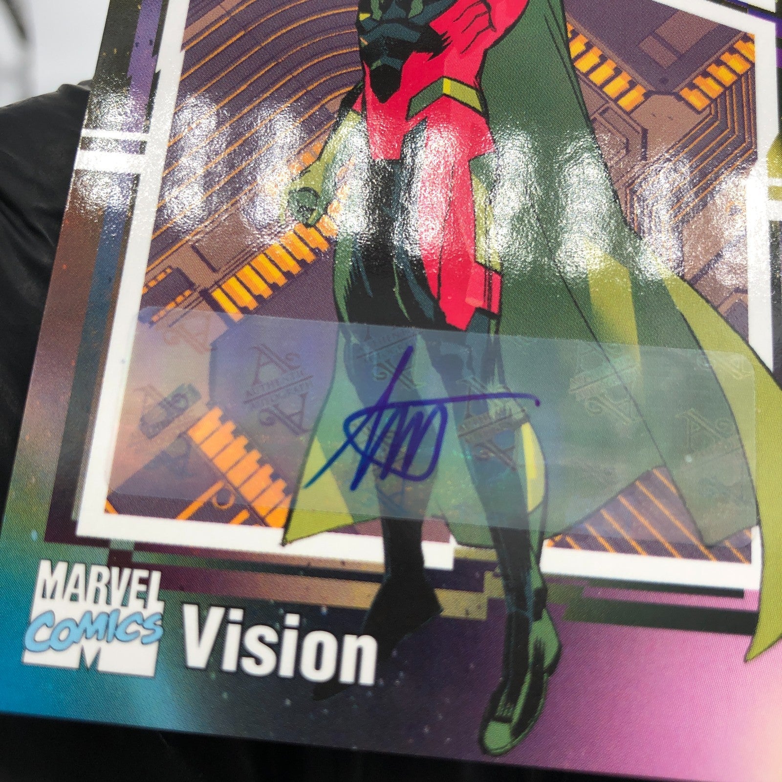 Marvel Card Vision 74 Signed  /35 Andrea Milana Upper Deck Renditions [NM]