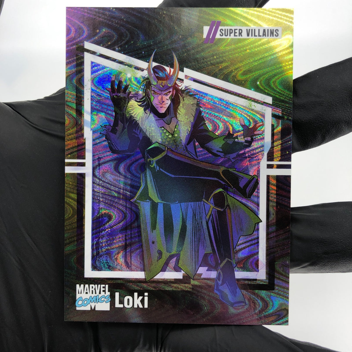 Marvel Card Loki 34  Impel  /90 Super Villains Fleer Upper Deck Renditions [NM]