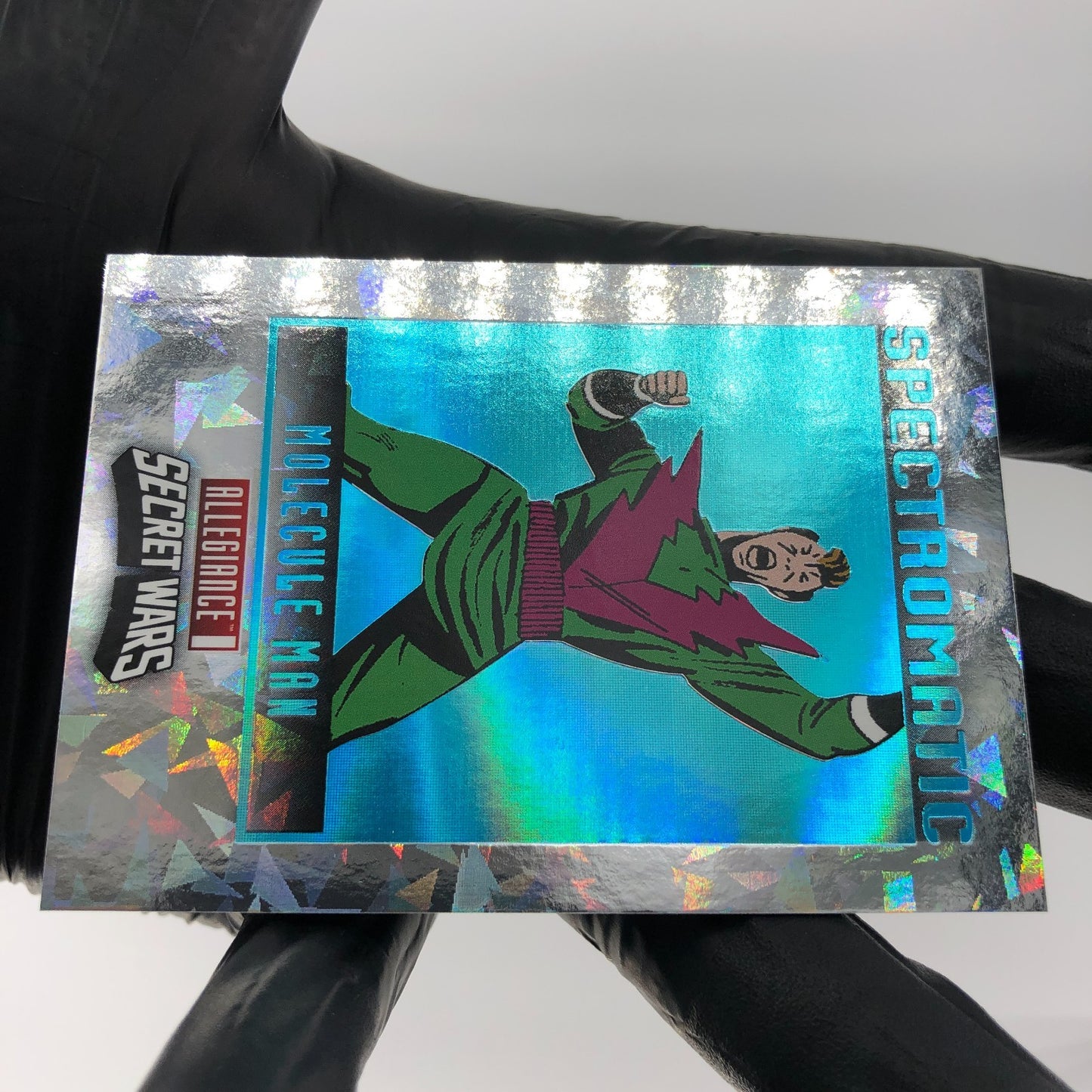 Marvel Card Molecule Man SM-3 Blue /10 Secret Wars Allegiance Omega [NM]