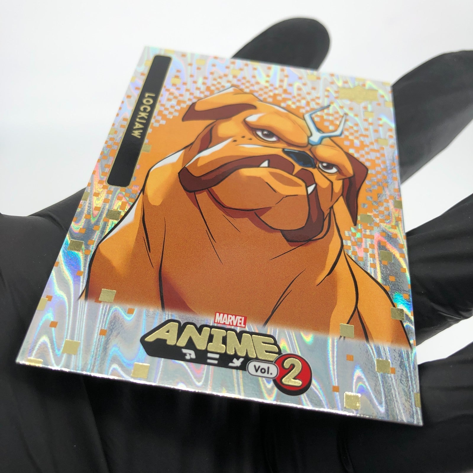 Marvel Card Lockjaw 49 Anime Vol.02 Mega Moon Holo Upper Deck Fleer [NM]