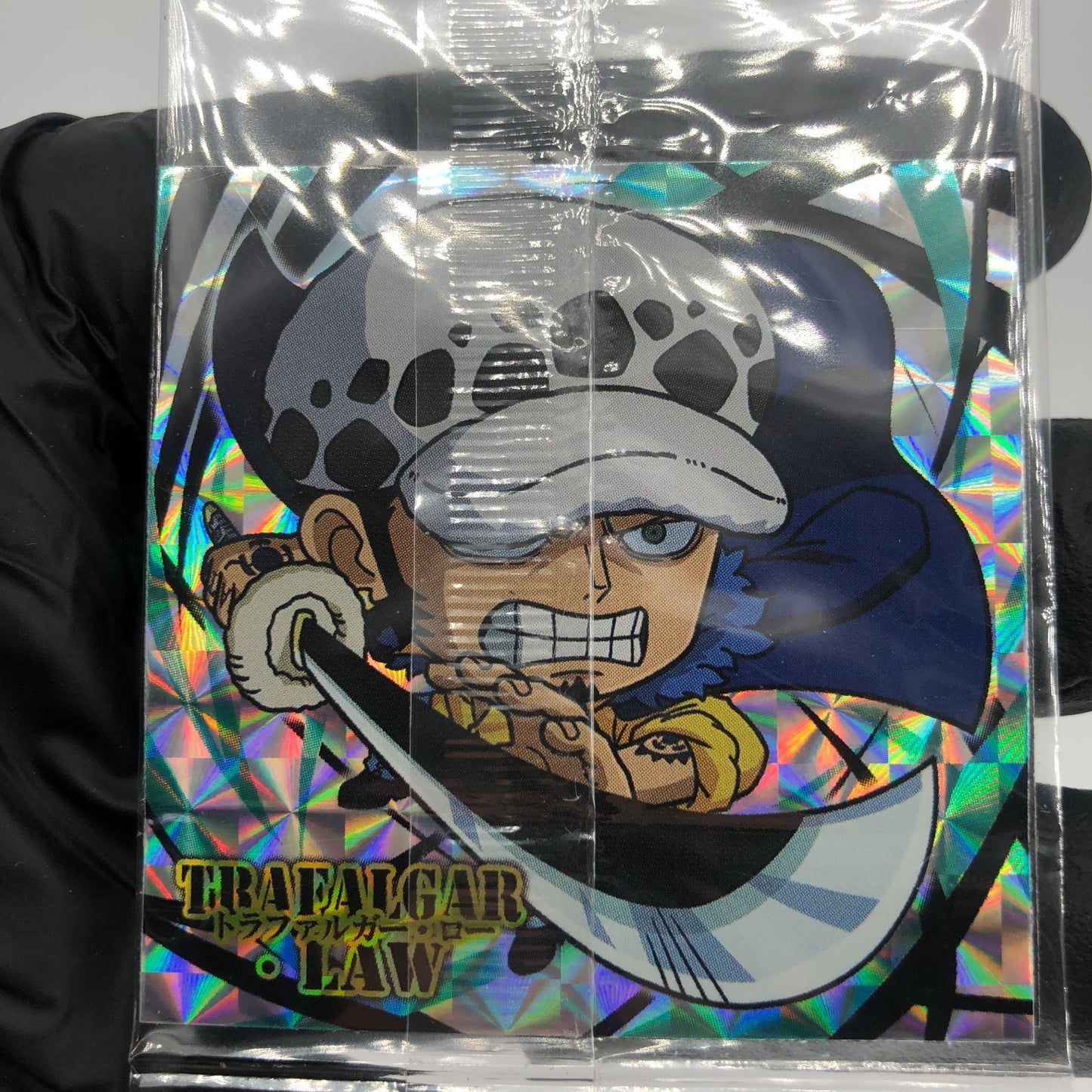 One Piece Luffy Gear 5 Law Double Pack SW6-33 UGSR Holo Wafer  Japanese [Sealed]