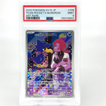 PSA 9 Pokemon Card Murkrow 106/098 AR SV10 Team Rocket Japanese Karte [9] 3
