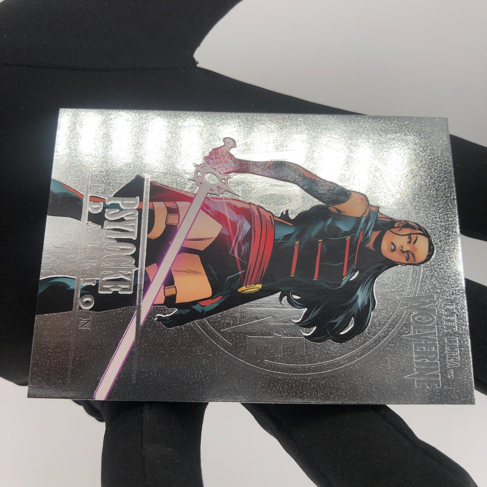 Marvel Card Psylocke M-36 Medallion Fleer Upper Deck Wolverine Ultra [Rank A]