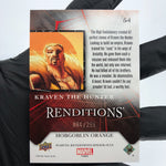 Marvel Card Kraven 54 Orange  /299 Fleer Upper Deck Renditions [NM]