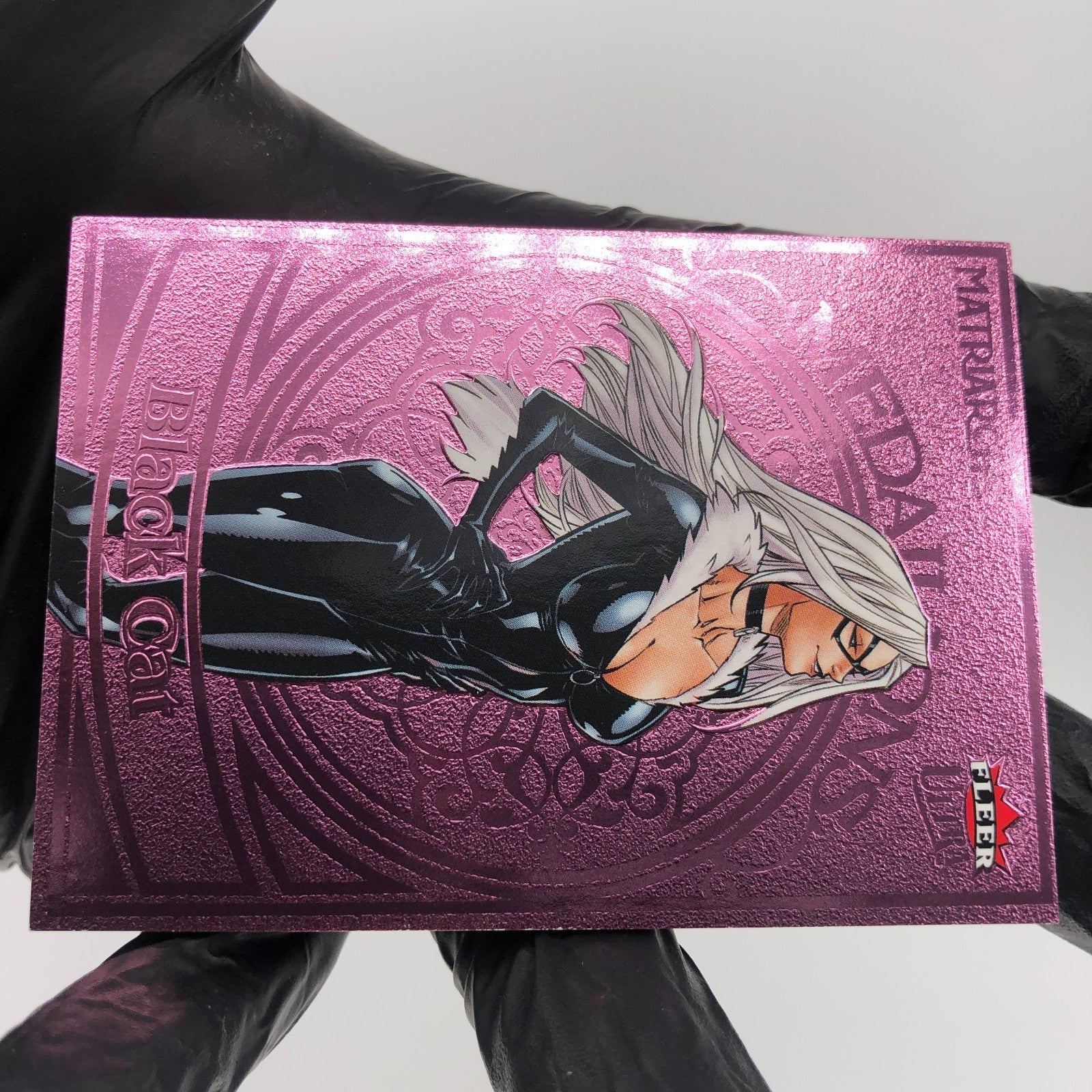 Marvel Card Black Cat M-13 Medallion Matriarchs 2024 Fleer Upper Deck [NM]
