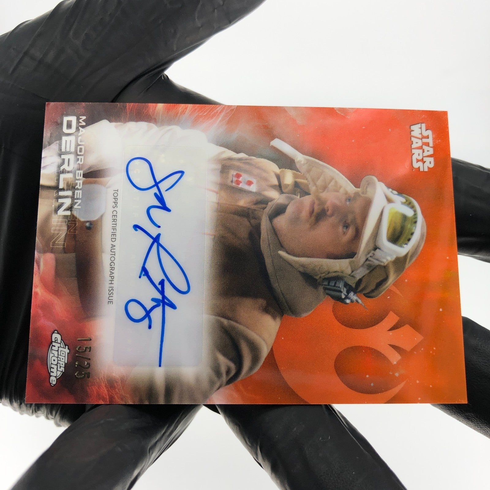 Star Wars Topps Chrome 2025 Bren Derlin A-JR  /25 Signed John Ratzenberger [NM]