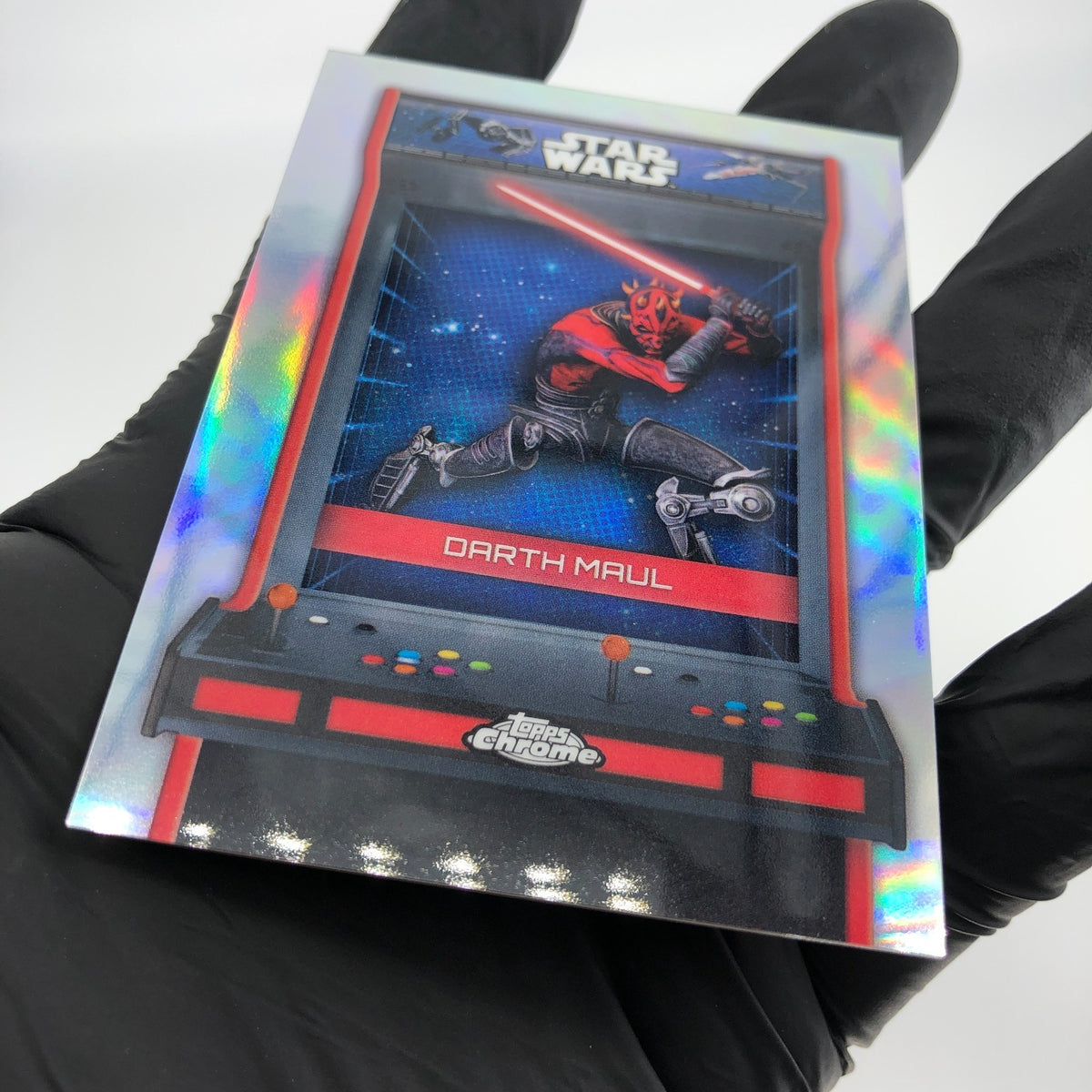 2025 Topps Chrome Star Wars Darth Maul  BS-M Bonus Stage Holo [NM]