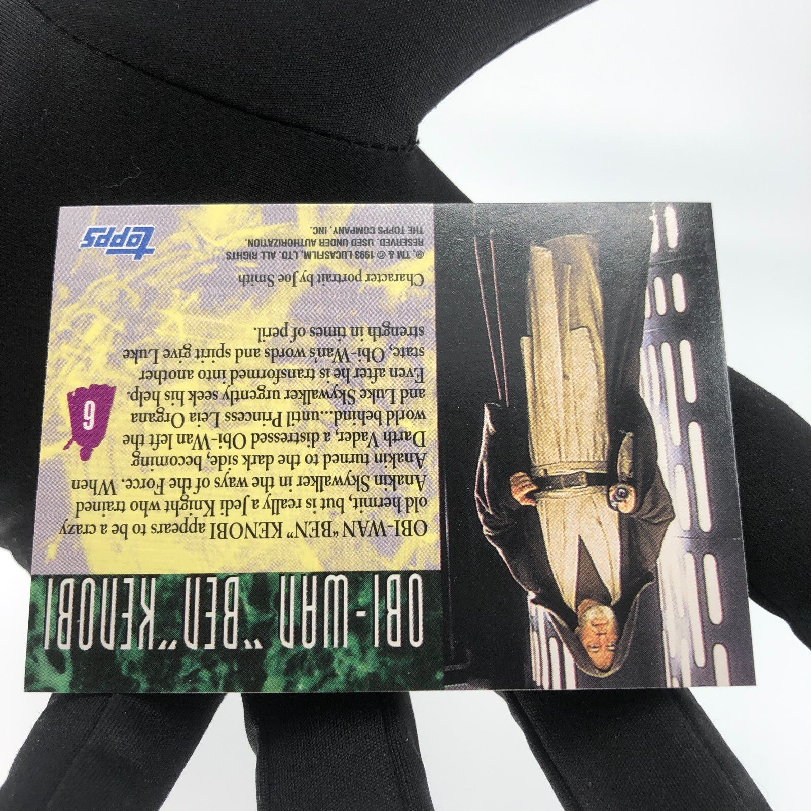 Star Wars Galaxy Card The Design Of 6 Topps Obi Wan 1993 [Rank A]