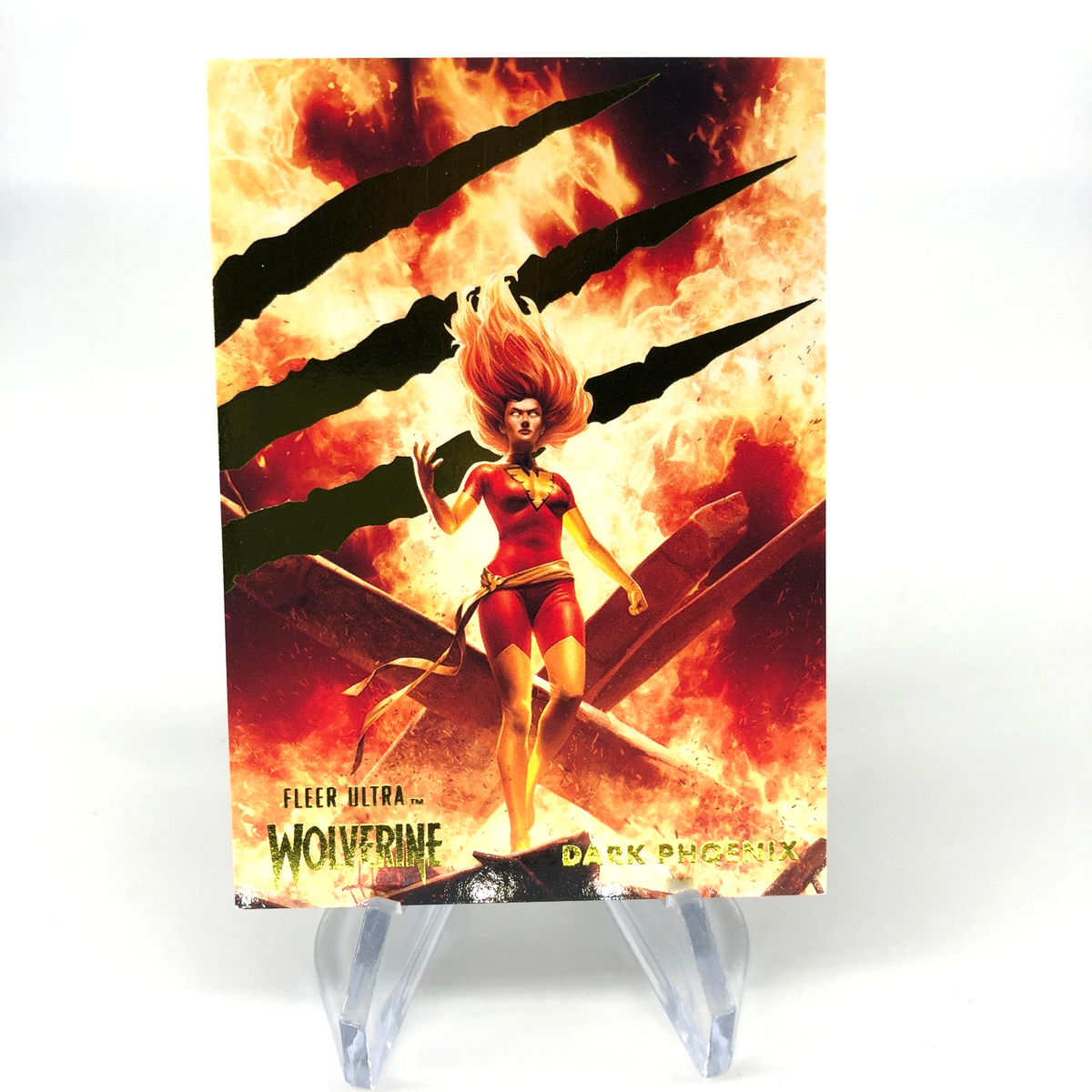 Marvel Card Dark Phoenix 6 Gold /90 Fleer Upper Deck Ultra Wolverine [NM]