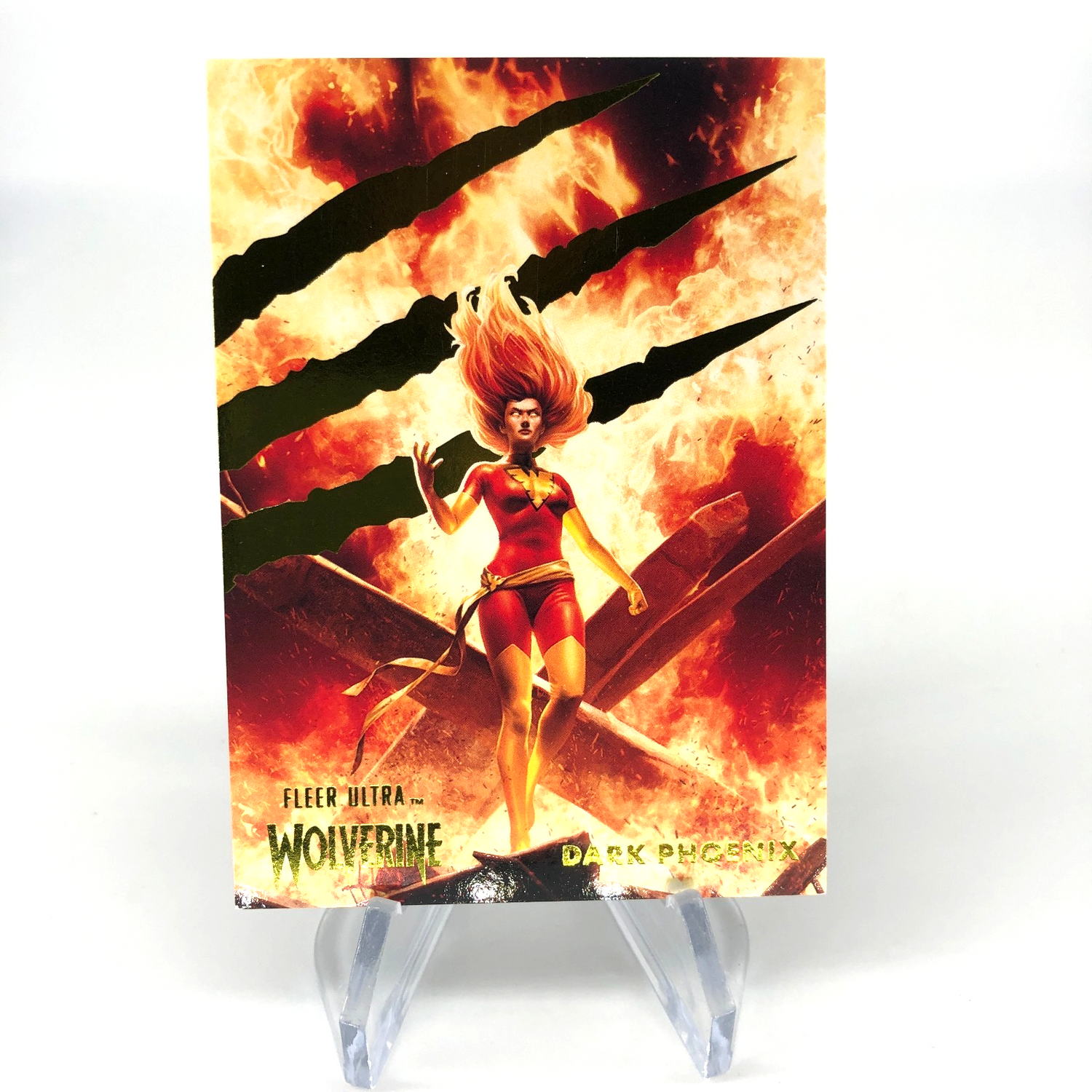 Marvel Card Dark Phoenix 6 Gold /90 Fleer Upper Deck Ultra Wolverine [NM]