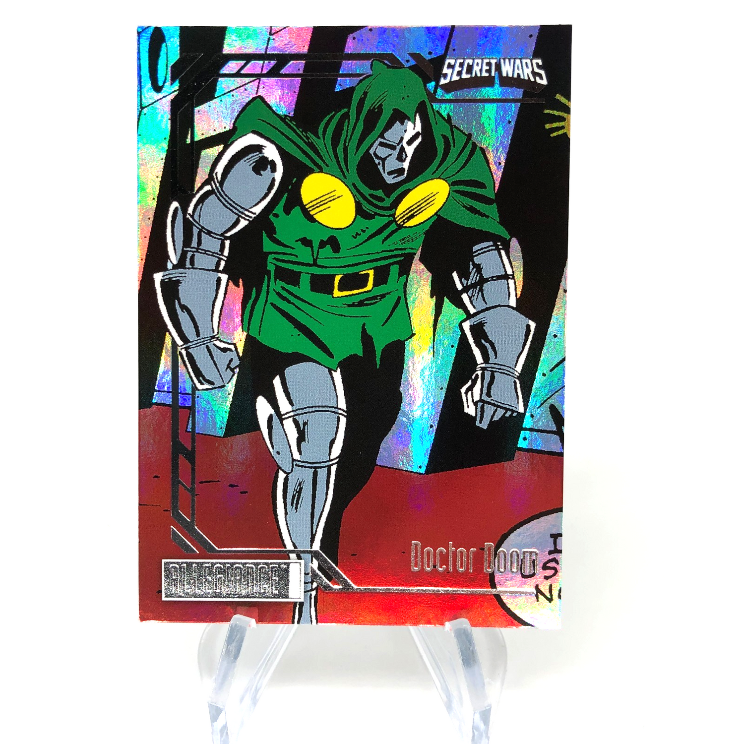 Marvel Card Doctor Doom 24 Rainbow Secret Wars Allegiance Upper Deck [NM]