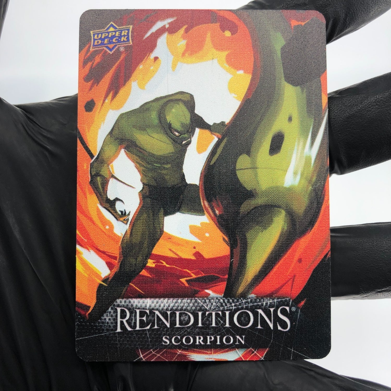 Marvel Card Scorpion 64 Metal  /25 Fleer Upper Deck Renditions [NM]