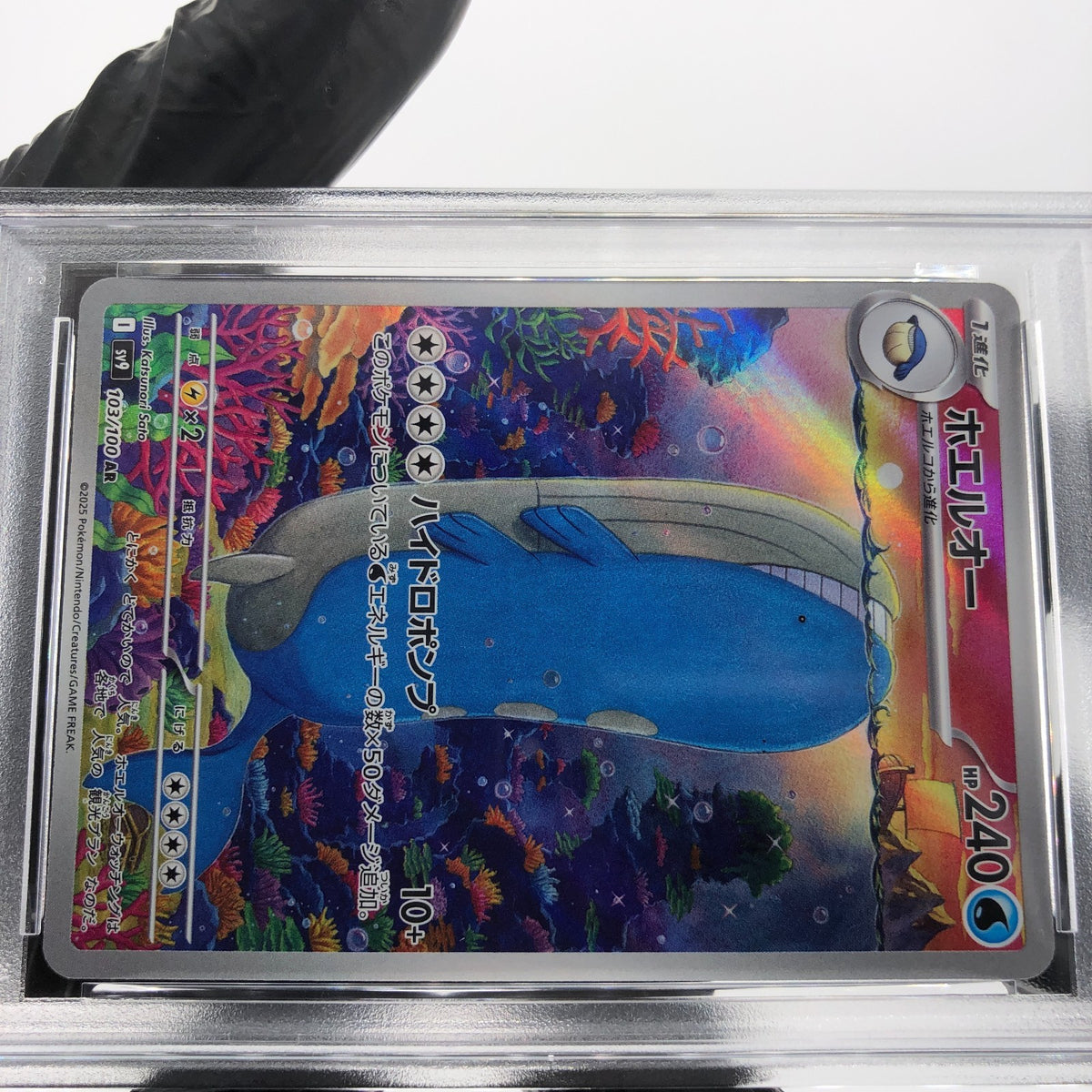 PSA 8 Pokemon Card Wailord 103/100 AR SV9 Japanese Karte [8]