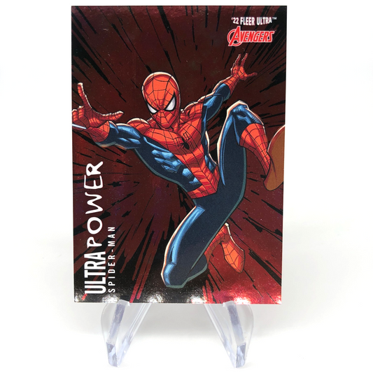 Marvel Card Spider-Man UP-3 Ultra Power Fleer Upper Deck Ultra Avengers 2022