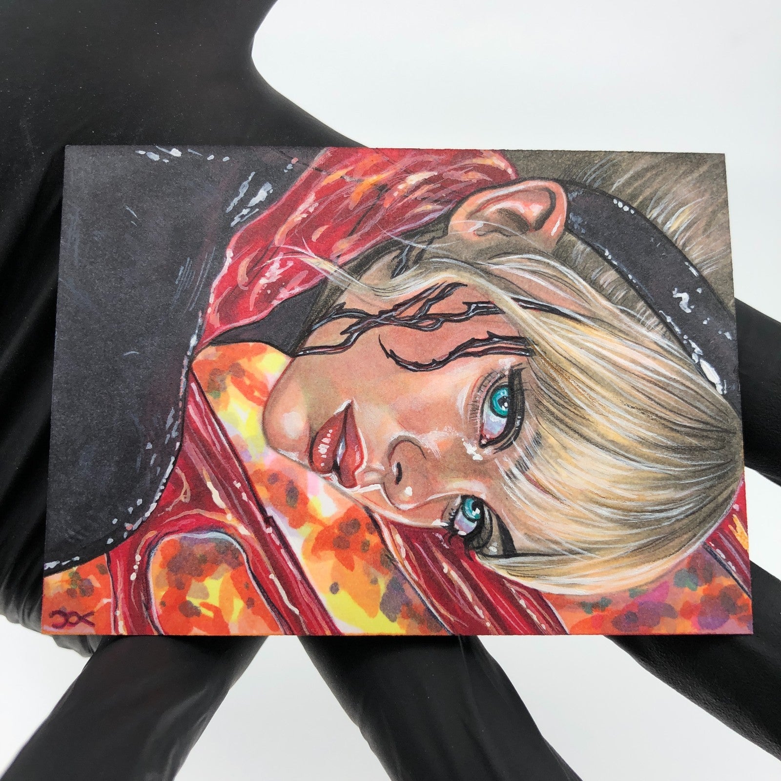 Marvel Sketch Card Ghost Spider Gwenom Artist Veronica O Connell 2026 [NM]