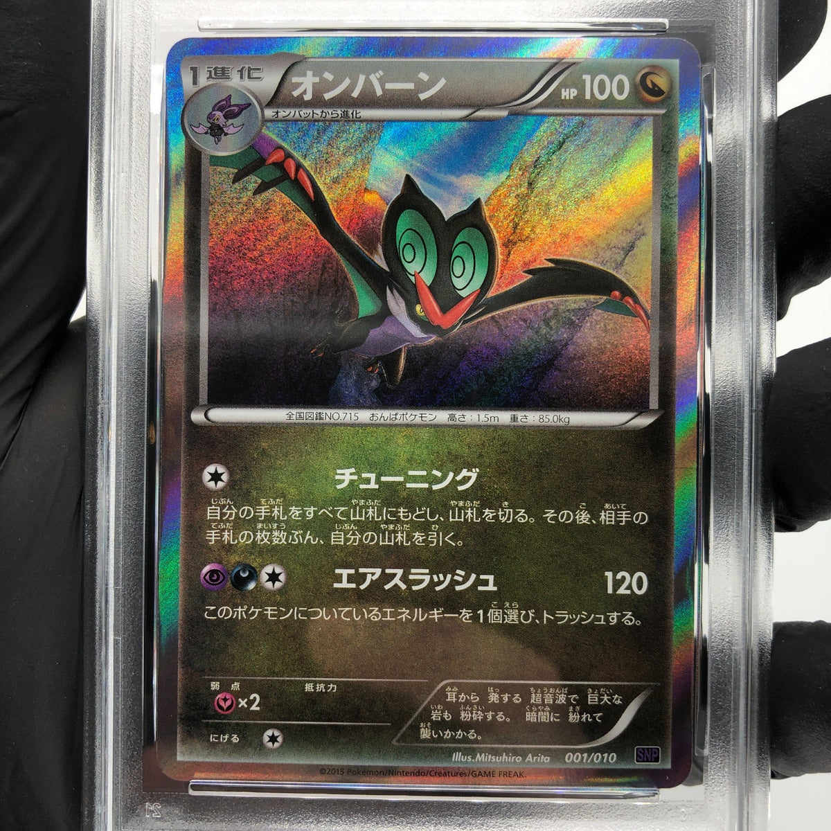 PSA 10 Pokemon Card Noivern 001/010 Holo SNP 2015 Japanese Karte [10]