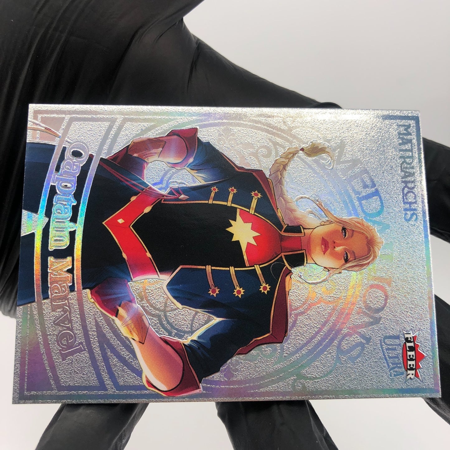 Marvel Card Captain Marvel M-50 Platinum /100 Matriarchs 2024 Fleer [NM]