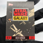Star Wars Galaxy Card Yoda 5 of 6 Walter Simonson Etched Foil Topps 1993[NM]