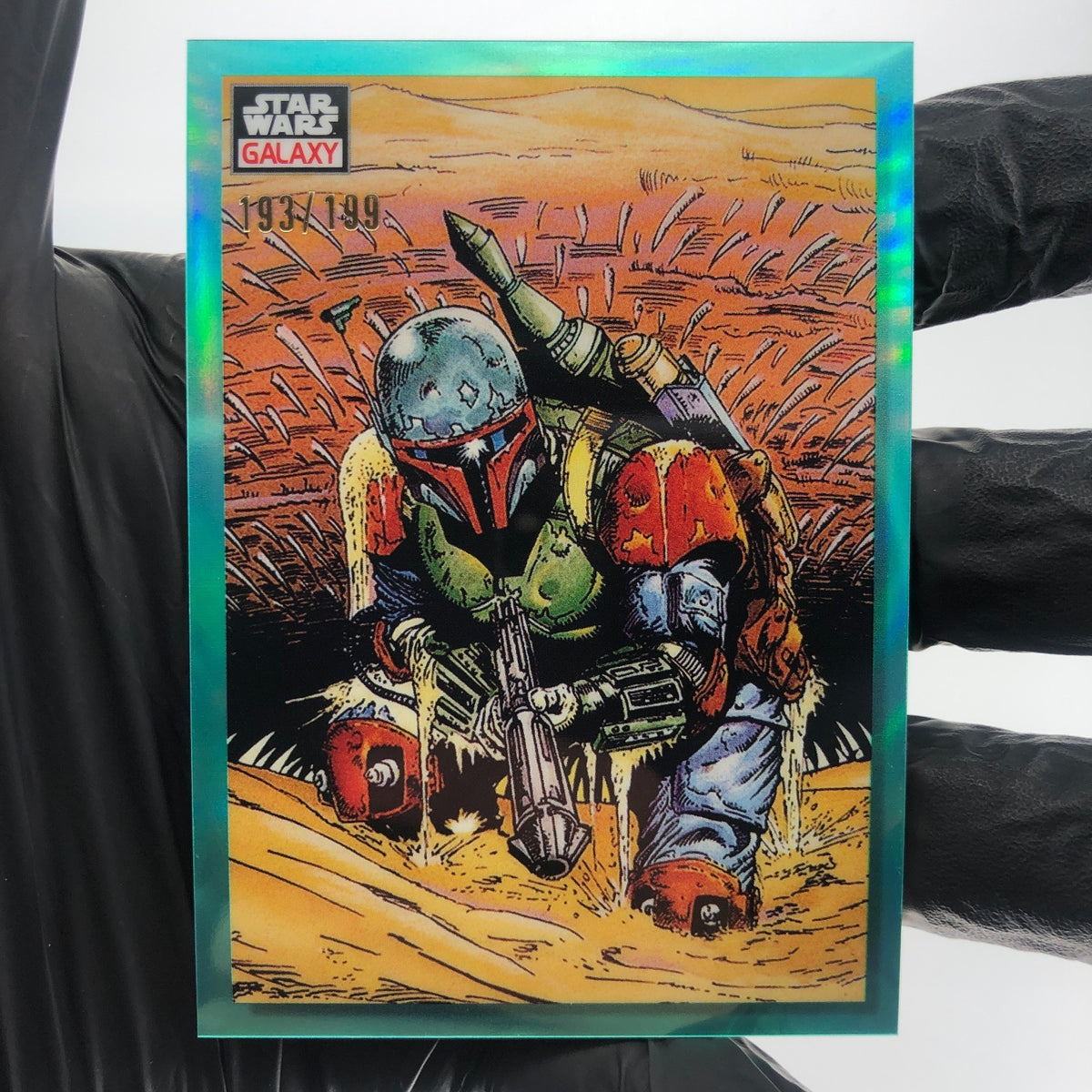Star Wars Galaxy 2023 From The Depths 37 Aqua  /199 Insert Topps Chrome [NM]