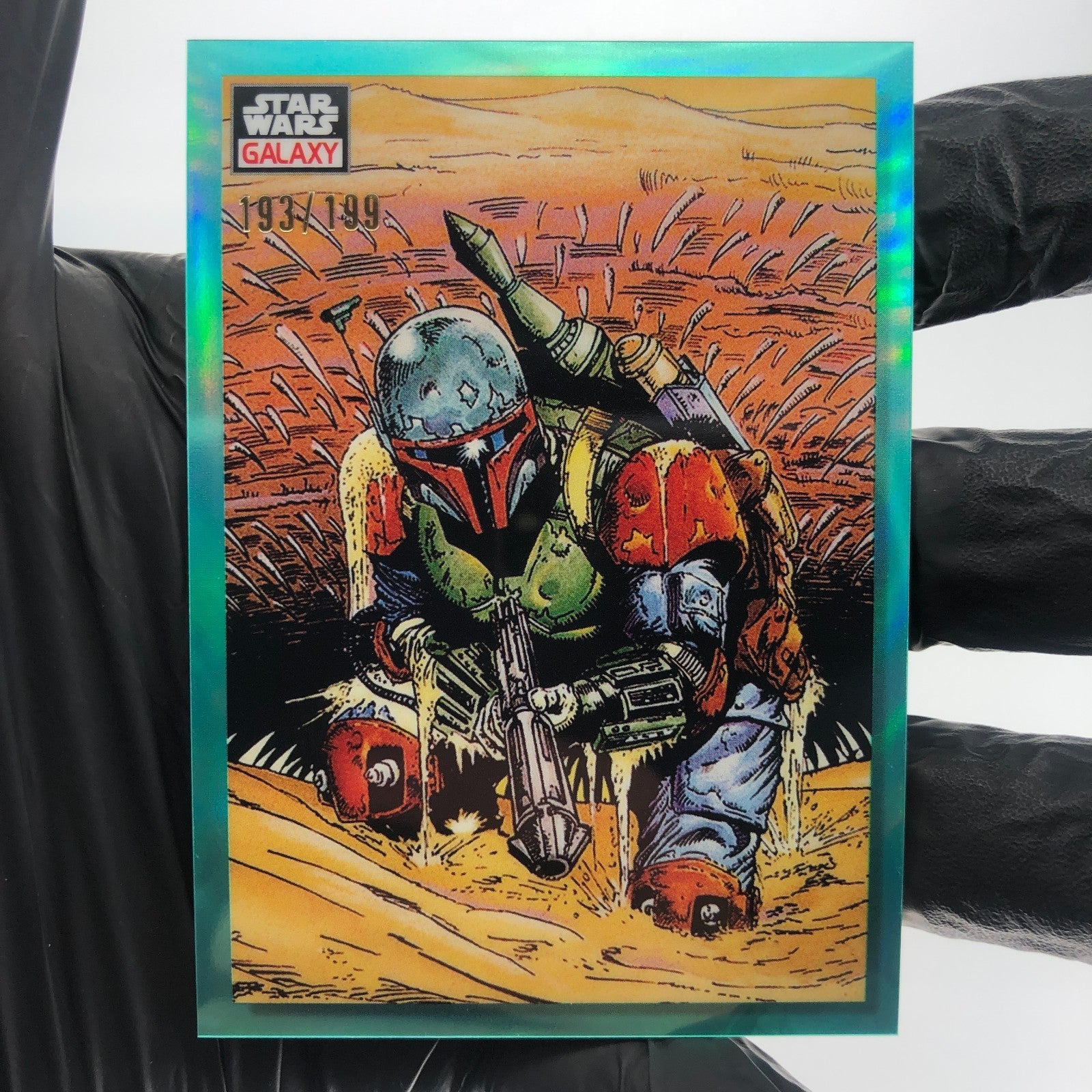 Star Wars Galaxy 2023 From The Depths 37 Aqua  /199 Insert Topps Chrome [NM]