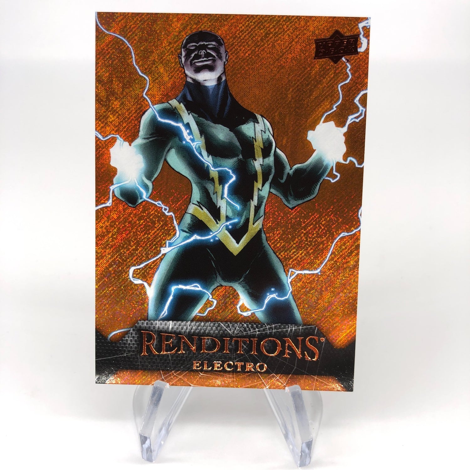 Marvel Card Electro 52 Orange  /299 Fleer Upper Deck Renditions [NM]