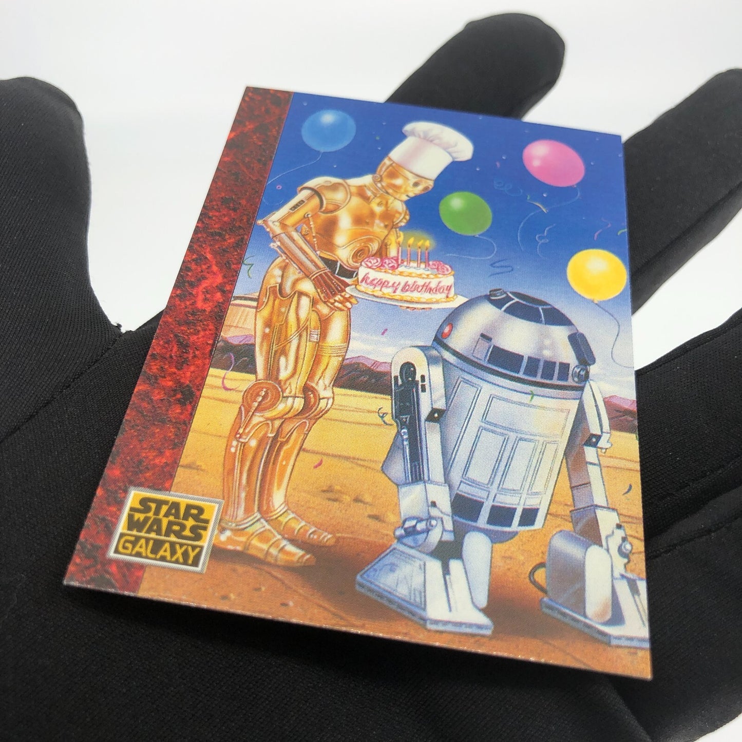 Star Wars Galaxy Card The Art Of 76 Topps R2-D2 C3PO 1993 [Rank A]