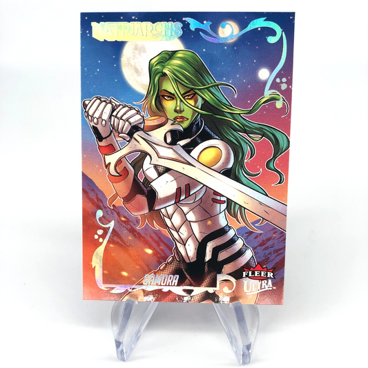 Marvel Card Gamora 17 Silver Spectrum Matriarchs 2024 Fleer Upper Deck [NM]