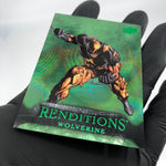 Marvel Card Wolverine 77 Green  /399 Fleer Upper Deck Renditions [NM]