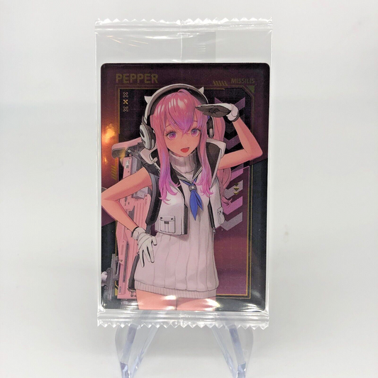 Nikke Card Pepper No.014 Wafer Holo Bandai Japanese Sealed Waifu [Rank S]