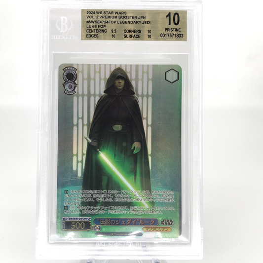 Weiss Schwarz BGS 10 Star Wars Vol.2 SE47-24FOP Luke Skywalker [10]