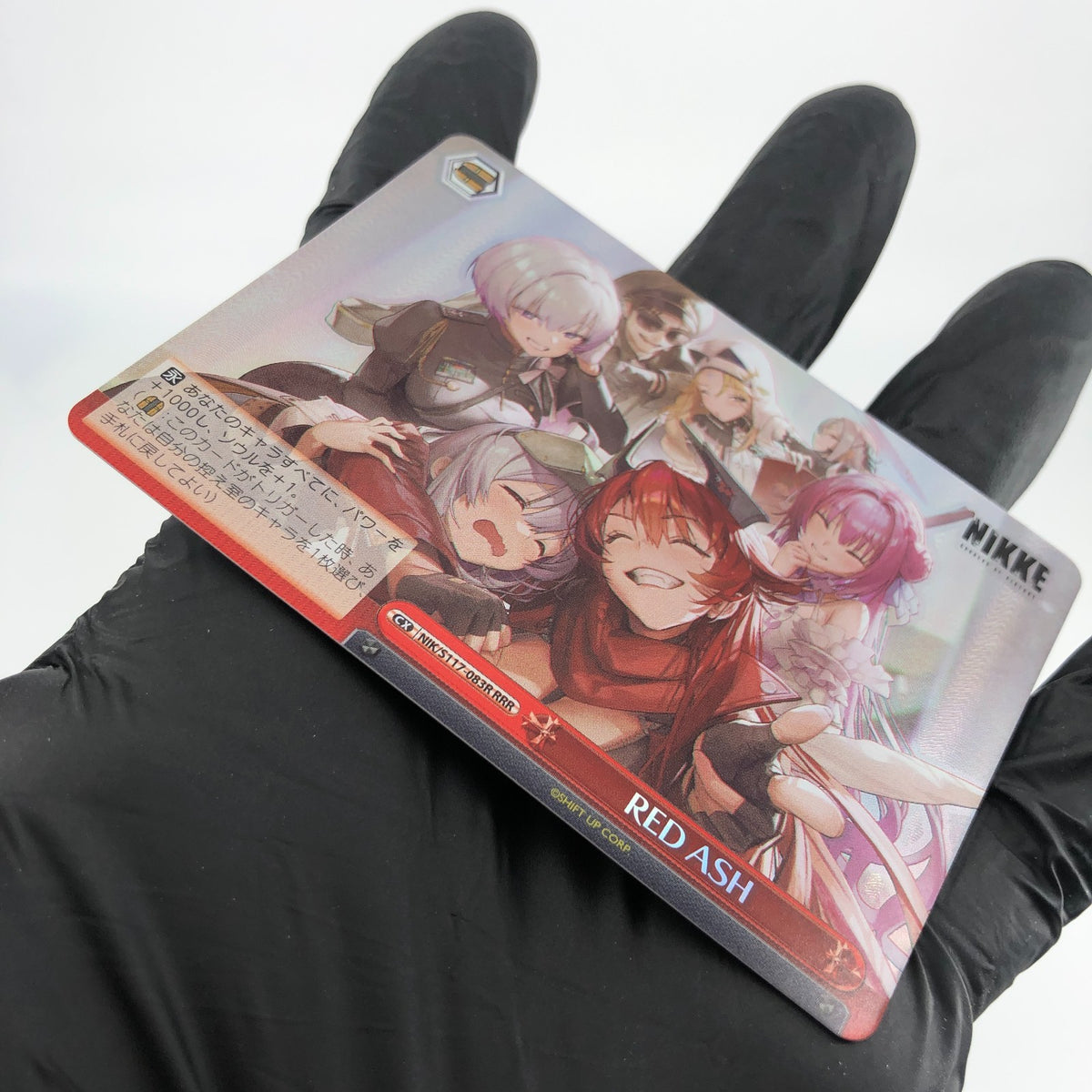 Weiss Schwarz Card Red Ash S117-083R RRR Holo Nikke Japanese [Mint]