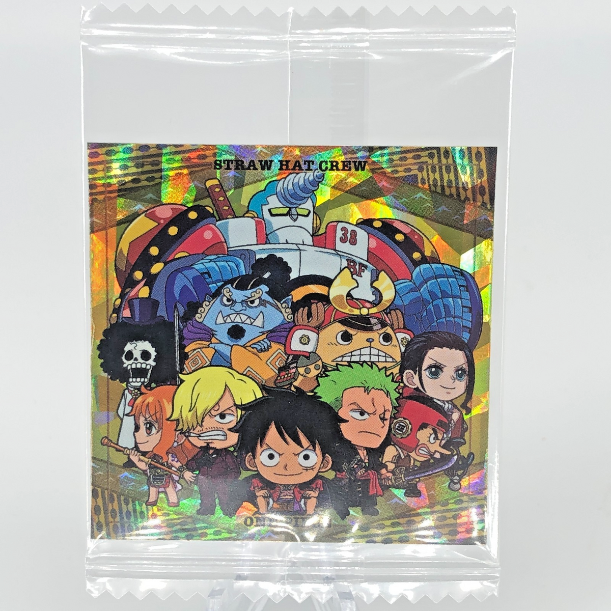 One Piece Straw Hats SW7-01 GR Holo Wafer  Japanese [Sealed]