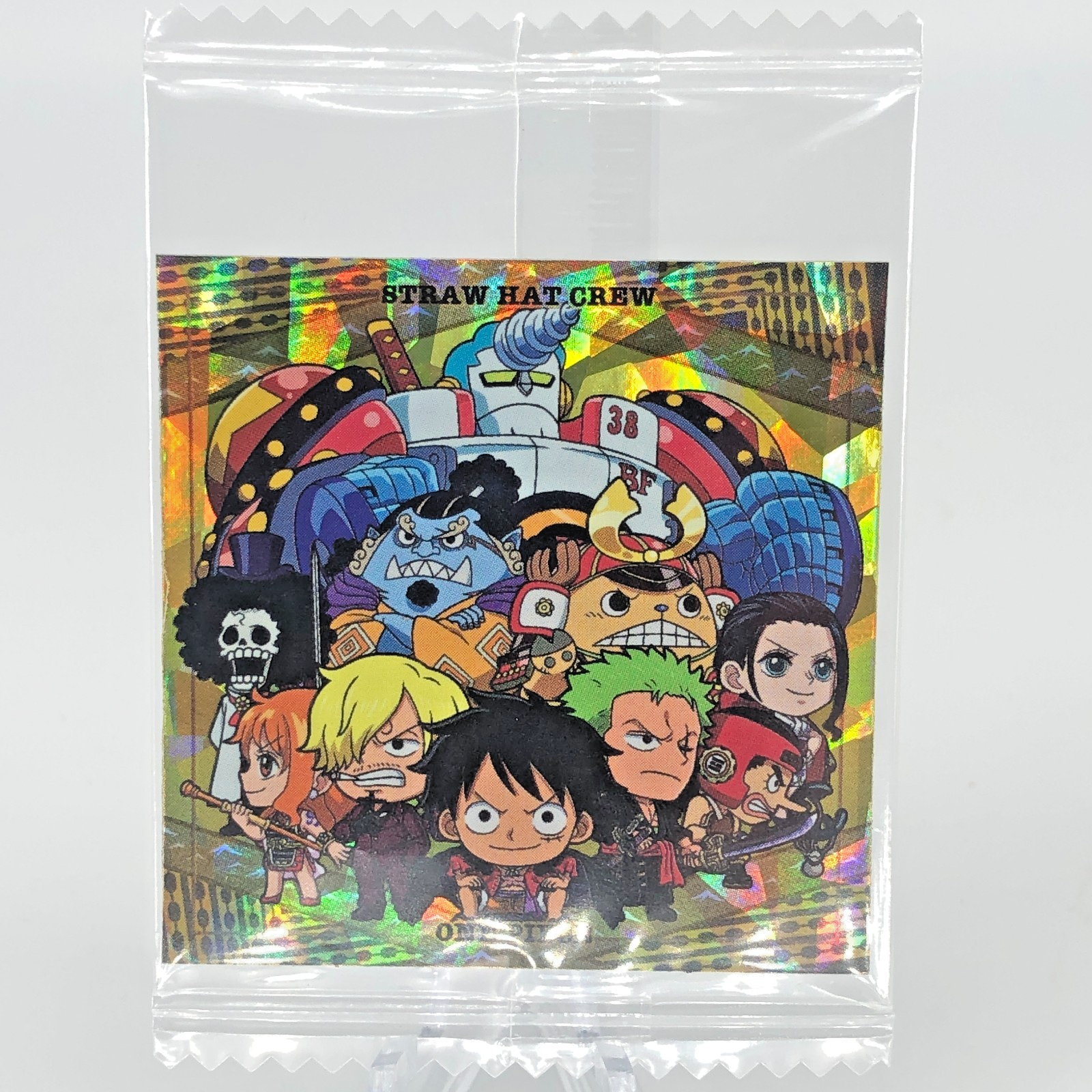One Piece Straw Hats SW7-01 GR Holo Wafer  Japanese [Sealed]