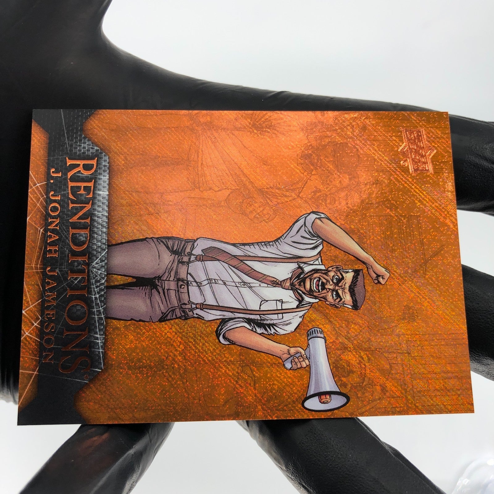 Marvel Card J. Jonah Jameson 58 Orange /299 Upper Deck Renditions [NM]