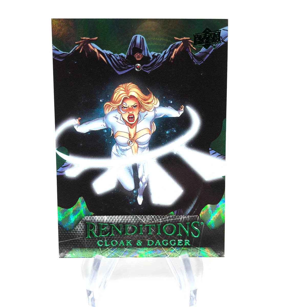 Marvel Card Cloak & Dagger 84 Green  /199 Fleer Upper Deck Renditions [NM]