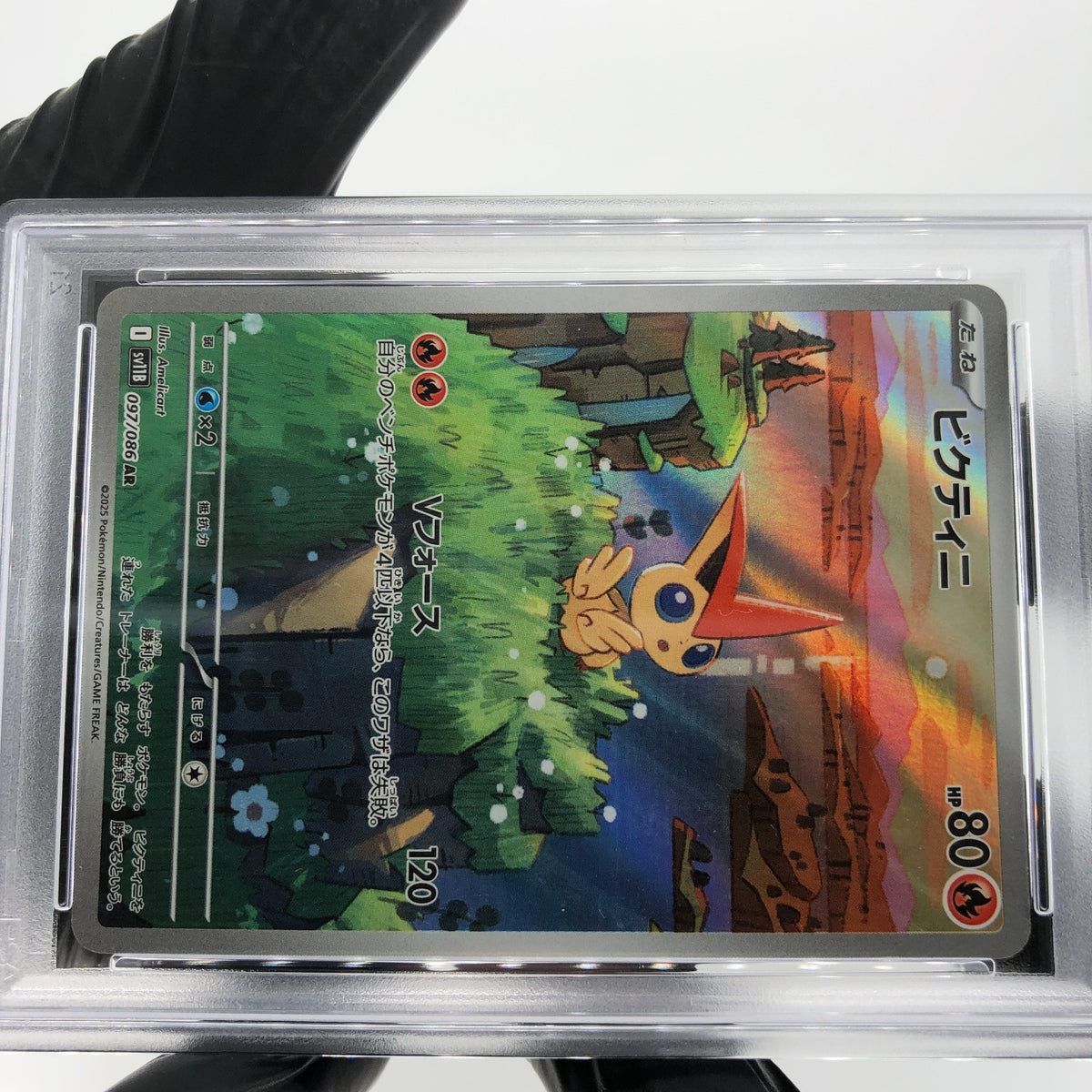 PSA 9 Pokemon Card Victini 097/086 AR SV11b Japanese Karte [9]