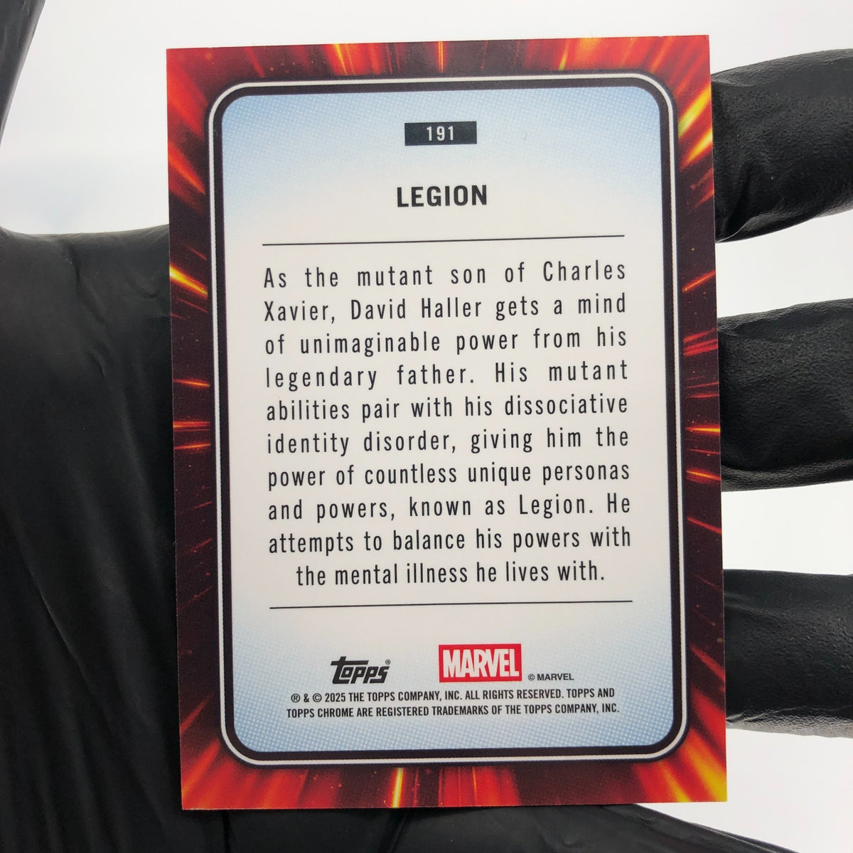 Marvel Card Legion 191 Black Web /399 Topps Chrome 2025 [NM]
