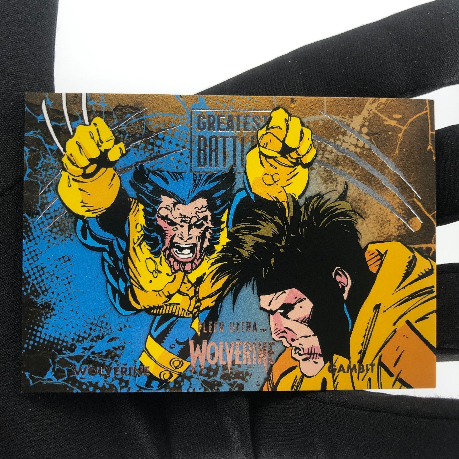 Marvel Card Gambit Vs Greatest Battles GB-20 Fleer Upper Wolverine Ultra[Rank A]
