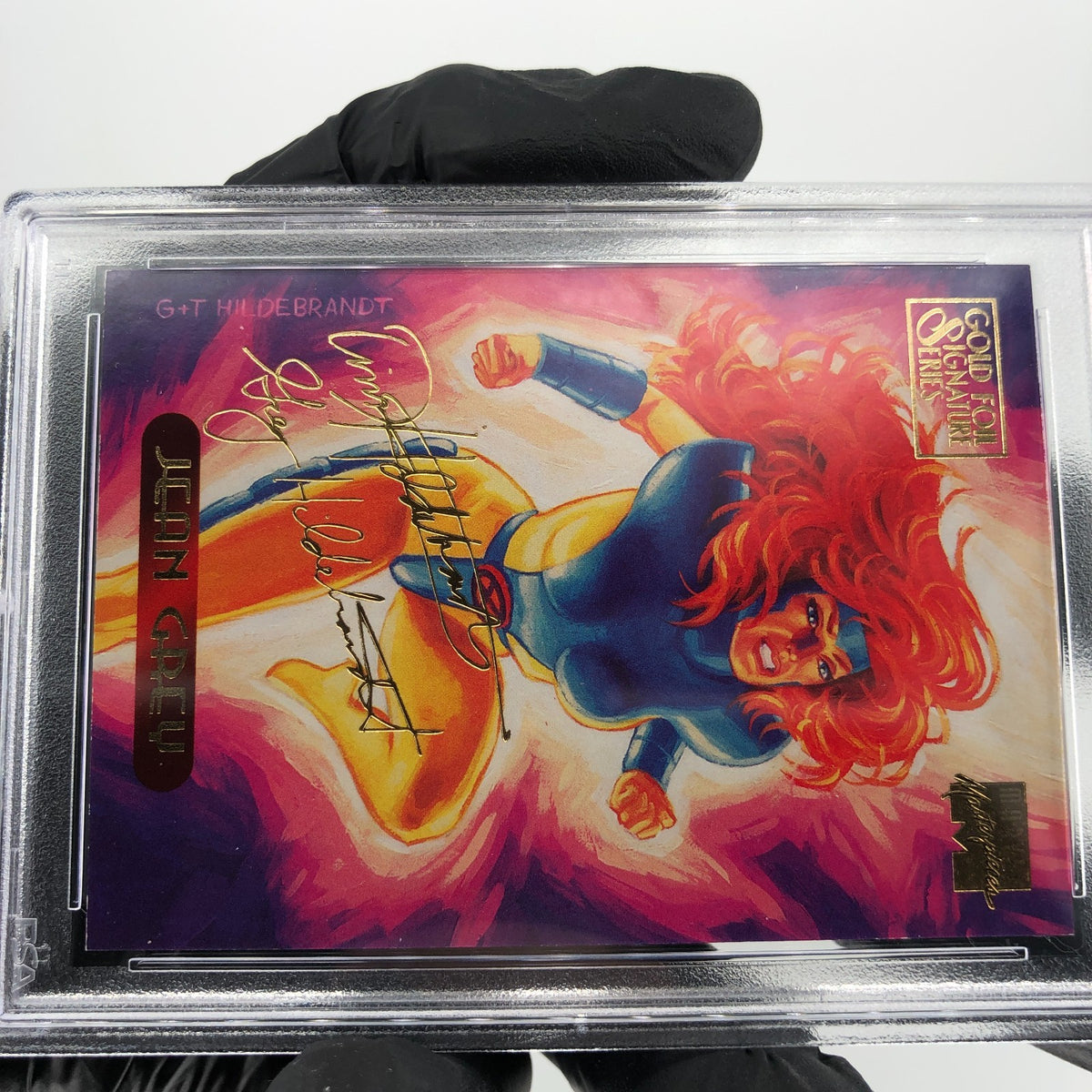 PSA 6 Marvel Card Jean Grey 45Gold Signature Upper Deck Masterpieces 1994 [6]